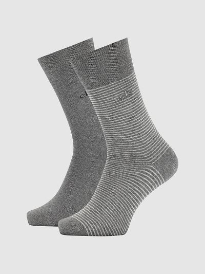 Calvin Klein Táskák & Kiegészítők HU968826 | Calvin Klein Crew Férfi Zokni Szürke